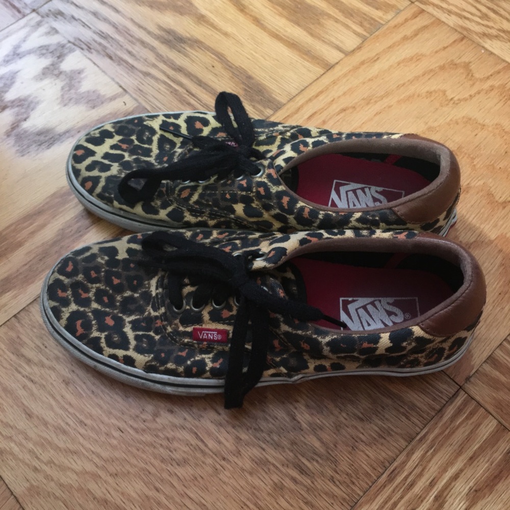 Cheetah print vans